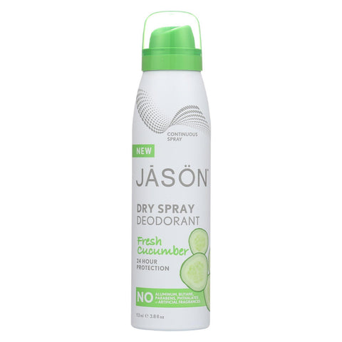 Jason Natural Products Spray Deodorant - Fresh Cucumber - 3.8 Oz.