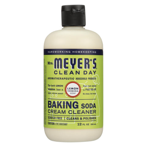 Mrs. Meyers Clean Day Cream Cleaner - Lemon - Case Of 6 - 12 Fl Oz.