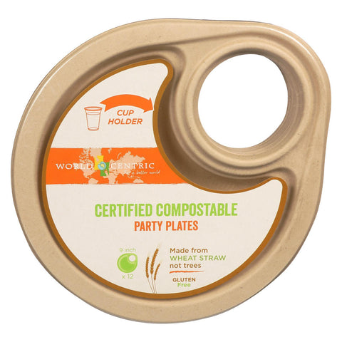 World Centric Plates - Case Of 12 - 12 Count