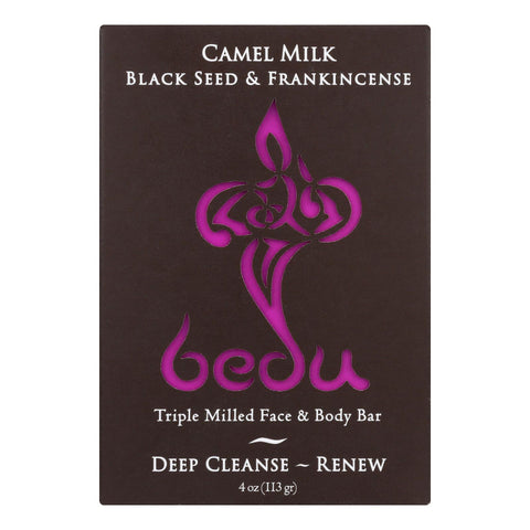 Bedu Face And Body Bar - Black Seed And Frankincense - Case Of 6 - 4 Oz.