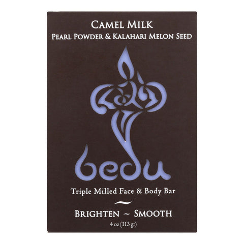 Bedu Face And Body Bar - Pearl Powder And Kalahari Melon Seed - Case Of 6 - 4 Oz.