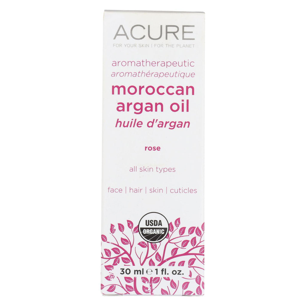 Acure - Argan Oil - Radically Rejuvenating Rose - 1 Fl Oz