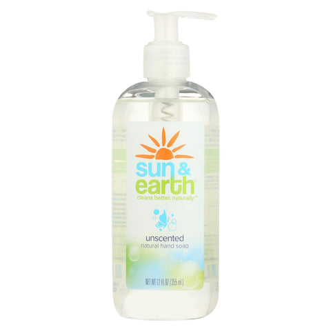 Sun And Earth Hand Soap - Pump - Unscented - Case Of 6 - 12 Fl Oz