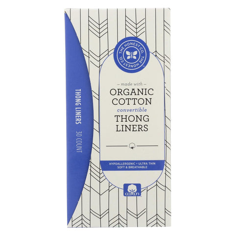 The Honest Company Cotton Liners - Thong - 30 Count