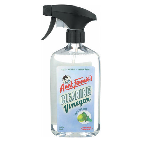 Aunt Fannies Cleaning Vinegar - Lime - Mint - Case Of 6 - 16.9 Fl Oz