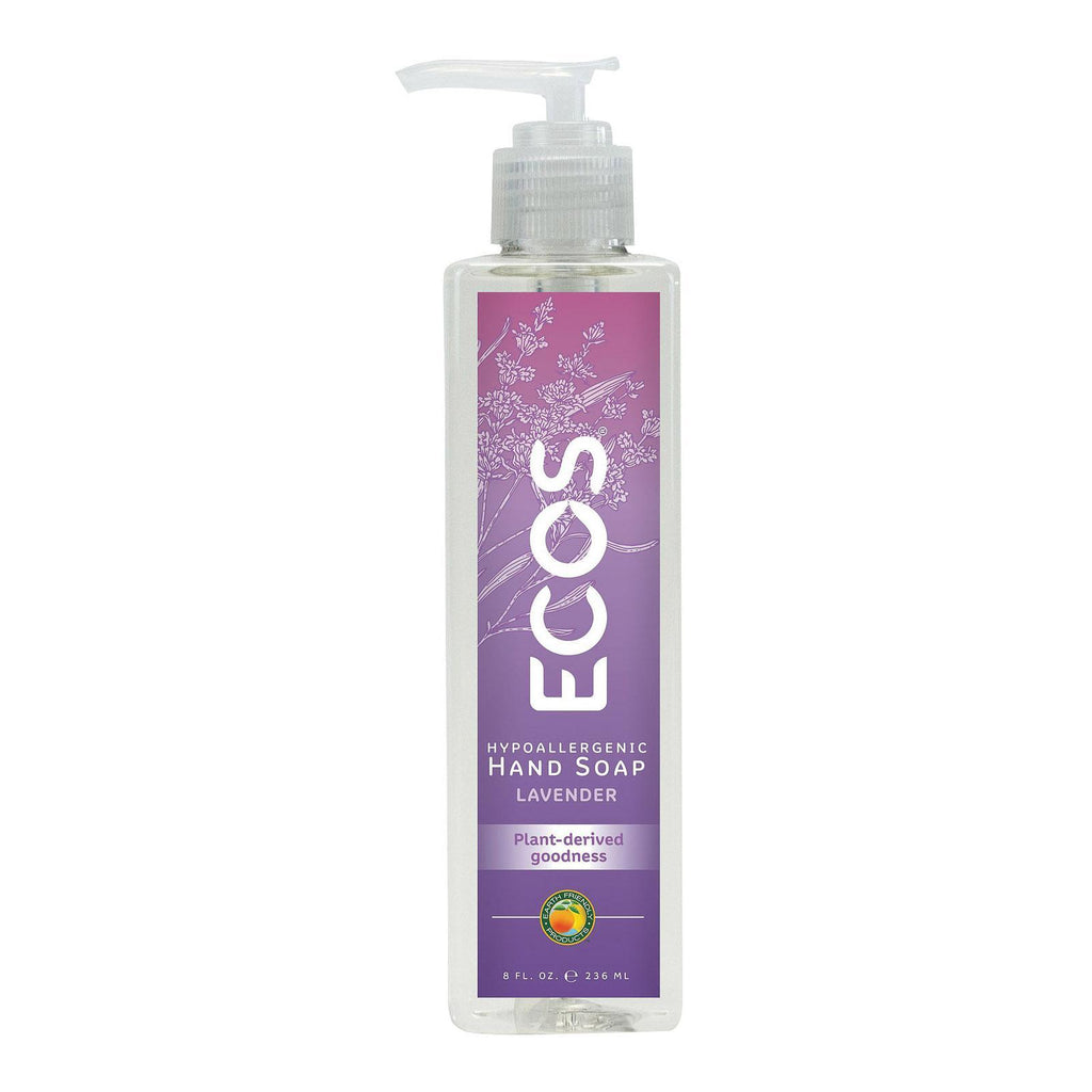Earth Friendly Hand Soap - Ecos - Lavender - Case Of 6 - 8 Oz