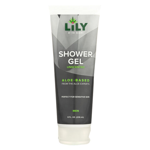Lily Of The Desert Shower Gel For Men - Unscented - Alo - 8 Fl Oz