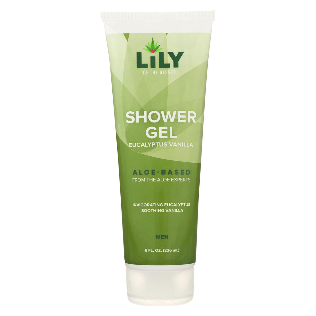 Lily Of The Desert Shower Gel - Men - Eucalyptus Vanilla Aloe - 8 Fl Oz