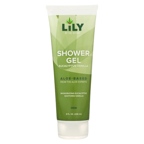 Lily Of The Desert Shower Gel - Men - Eucalyptus Vanilla Aloe - 8 Fl Oz