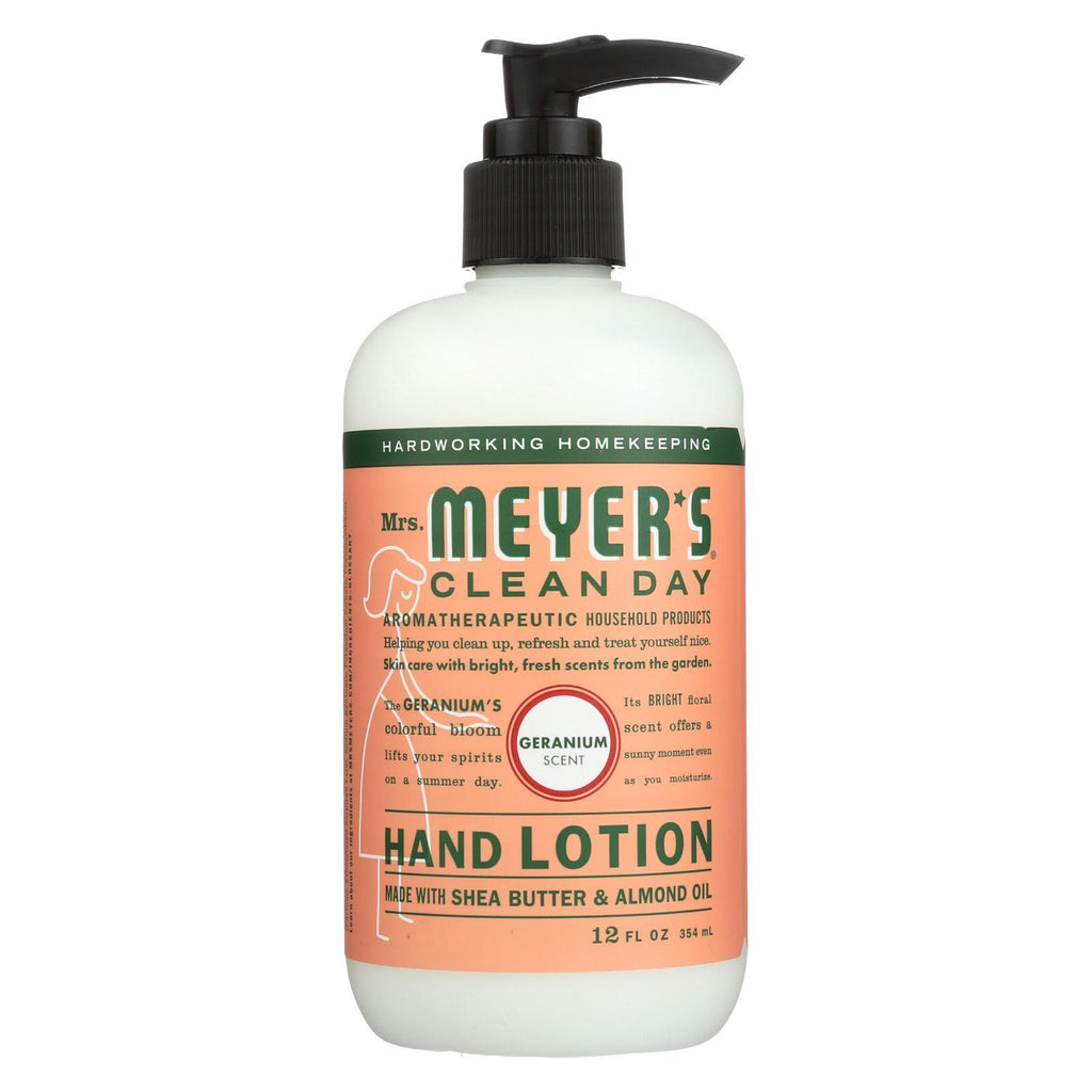 Mrs.meyers Clean Day Hand Lotion - Geranium - Case Of 6 - 12 Fl Oz