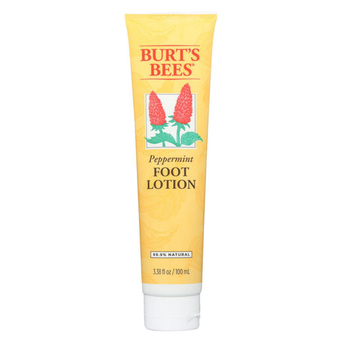 Burts Bees Foot Lotion - Peppermint - 3.4 Fl Oz