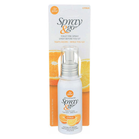 Air Scense Spray & Go - Citrus - Case Of 6 - 2 Fl Oz