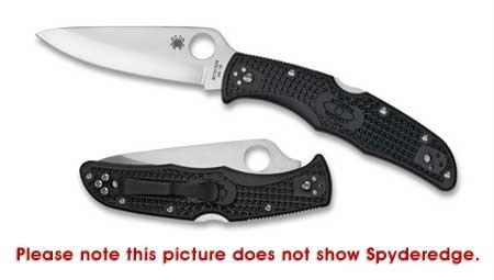 Spyderco Endura4 Lightweight Black FRN Spyderedge