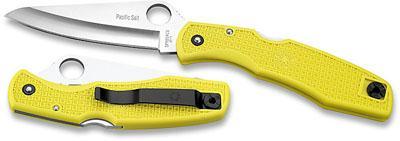 Spyderco Pacific Salt Yellow FRN H-1 Spyderedge