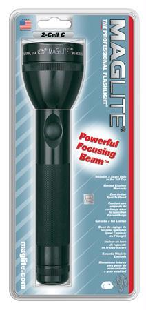 Maglite Heavy-Duty Incandescent 3-Cell D Flashlight, Black