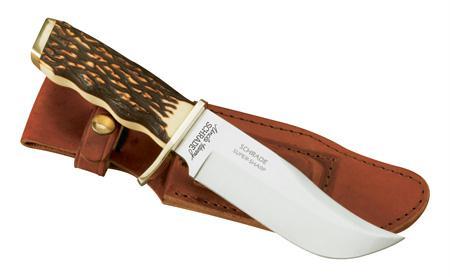 Uncle Henry Large Pro Hunter Rat Tail Tang Fixed Blade Knife