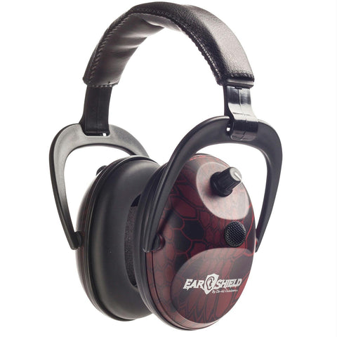 Do All Outdoors EarShield Dual Muff Kryptek Typhon-Red