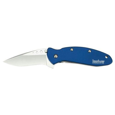 Kershaw Scallion Assisted 2.25 in BB Plain Blue Aluminum