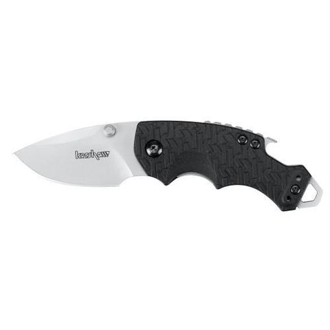 Kershaw Shuffle Linerlock 2.375 Bead Blast Plain Black GFN