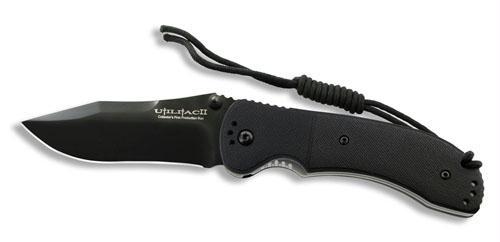 Ontario JPT-3R DP Folding Knife BLK RND BP