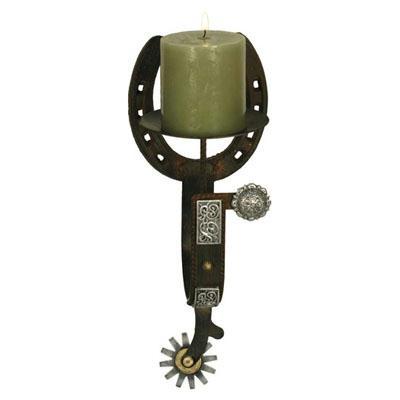 Rivers Edge Cast Iron 2 Pc Candle Holder Set 1091