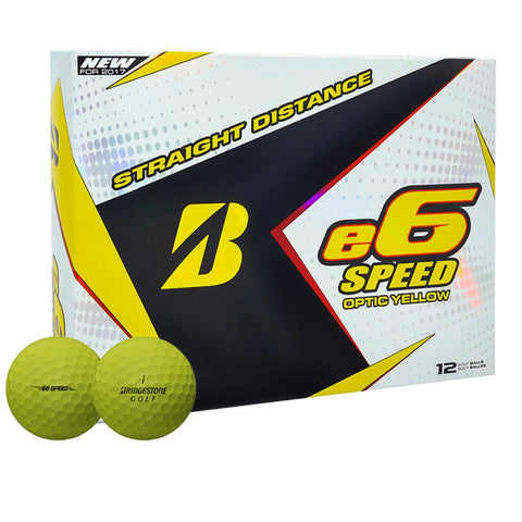 Bridgestone 2017 e6 Speed Golf Balls - Dozen Yellow