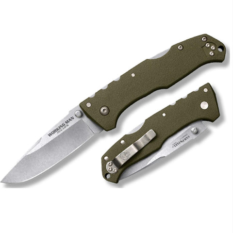 Cold Steel Working Man Fixed 3-1-2in Bld 8in Overall -OD Grn