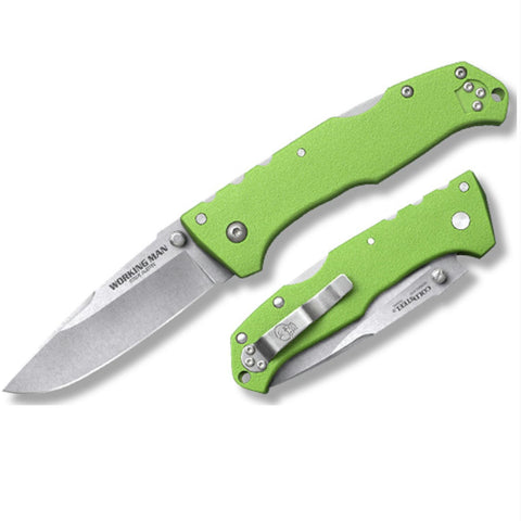 Cold Steel Working Man Fixed 3-1-2inBld 8in Overall Neon Grn
