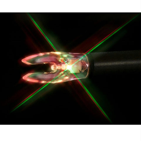 Nockturnal FIT Universal Size Strobing Red-Green Nock