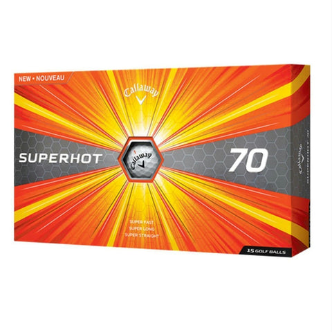 Callaway 2017 Superhot 70 Golf Balls (Pack of 15)-White