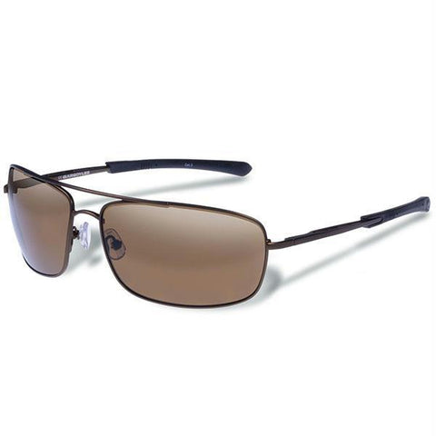 Gargoyles Barricade Polarized Sunglasses Matte Brown-Brown