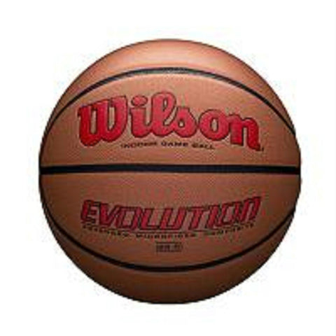 Wilson Evolution Intermediate Size Game Basketball-Scarlet