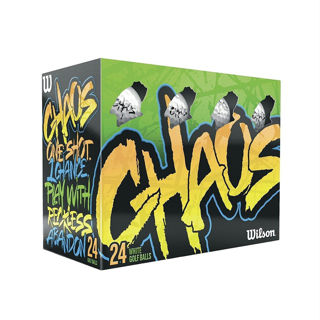 Wilson Chaos Golf Balls - 24-Balls - White