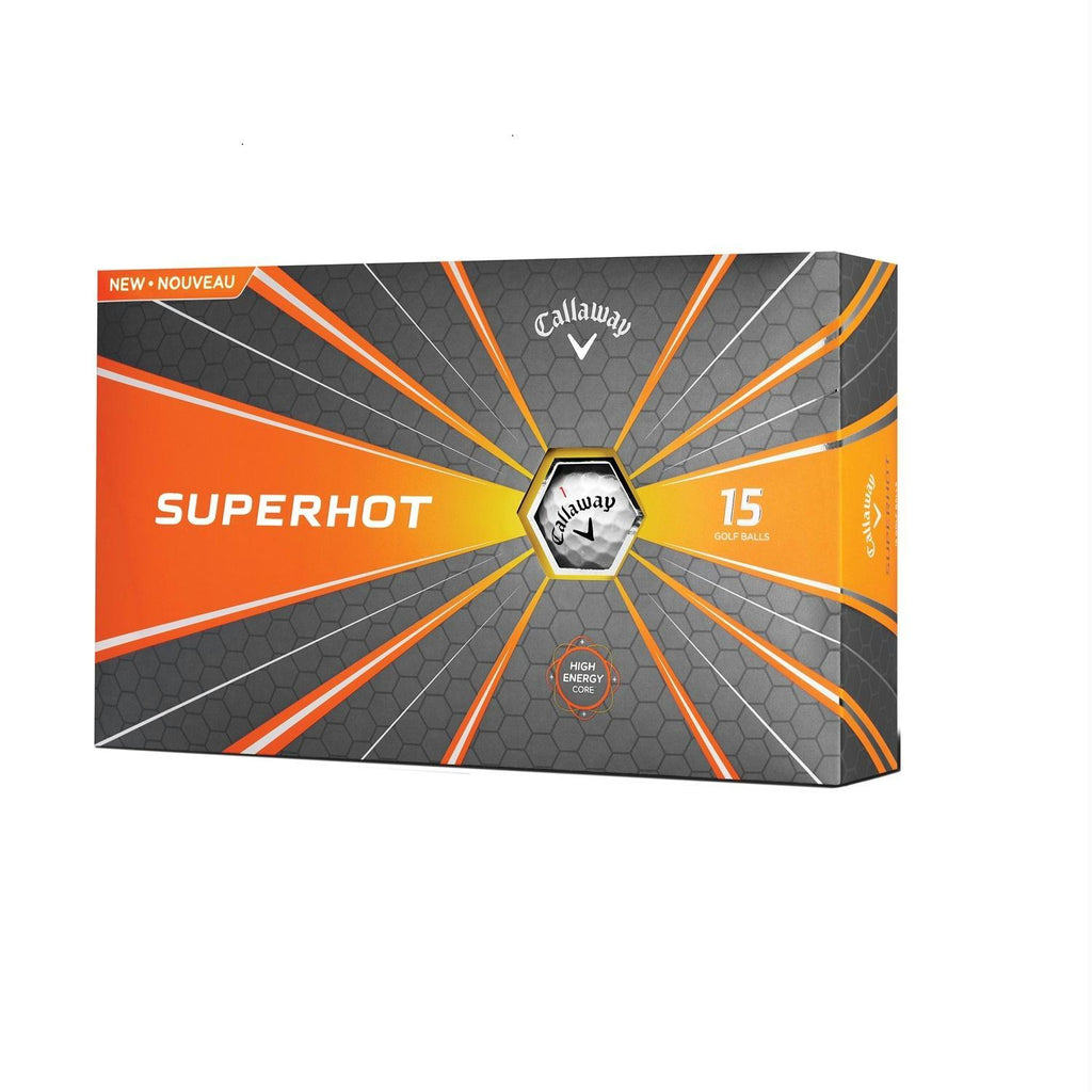 Callaway Superhot 18 Golf Balls - 15 Pack White