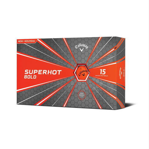 Callaway Superhot 18 Golf Balls - 15 Pack Bold Orange