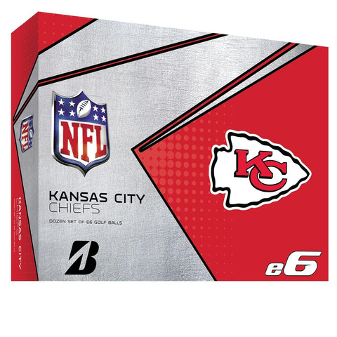 Bridgestone E6 Kansas City Chiefs Golf Balls-Dozen