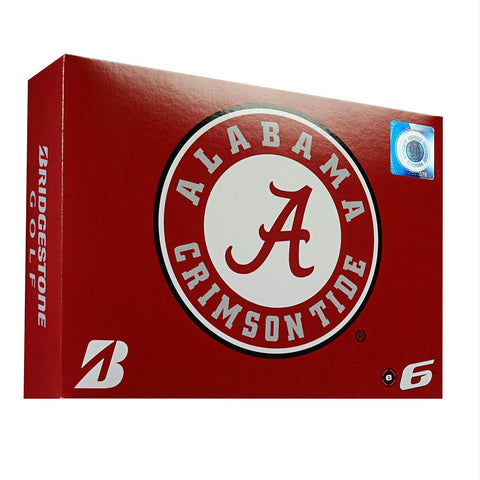 Bridgestone E6 Alabama Crimson Tide Golf Balls-Dozen