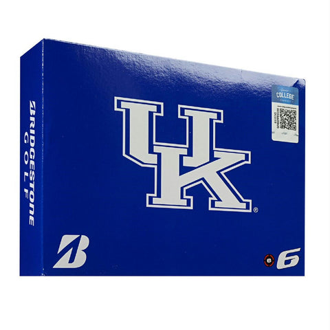 Bridgestone E6 Kentucky Wildcats Golf Balls-Dozen