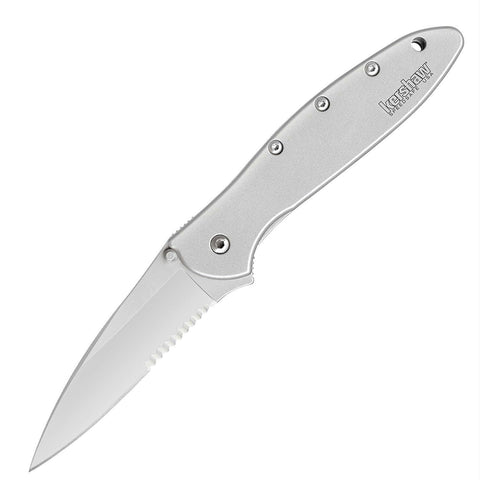 Kershaw Leek Assisted 3.0 BB Comboedge Gray Stainless