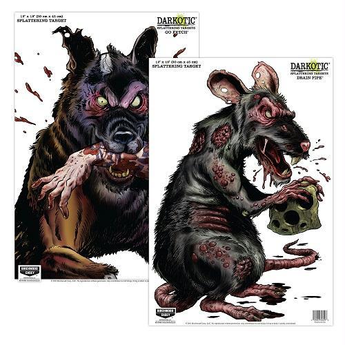 Birchwood Casey Darkotic Combo Go Fetch-Drain Pipe Targets