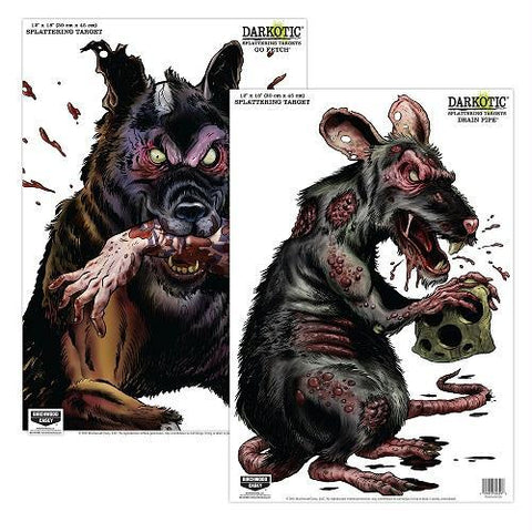 Birchwood Casey Darkotic Combo Go Fetch-Drain Pipe Targets