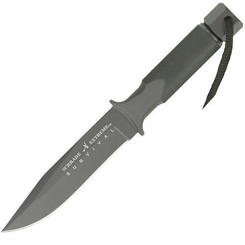 Schrade Extreme Survival 1Piece Clip Pt Fixed Blade Knife