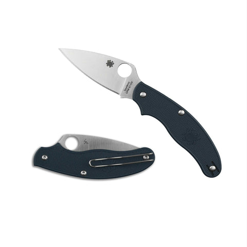 Spyderco UK Penknife Lightweight 2.93" Blade Dark Blue Knife