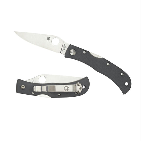 Spyderco SP Baby Jess Horn Gray Folder Blade 2.60" Knife
