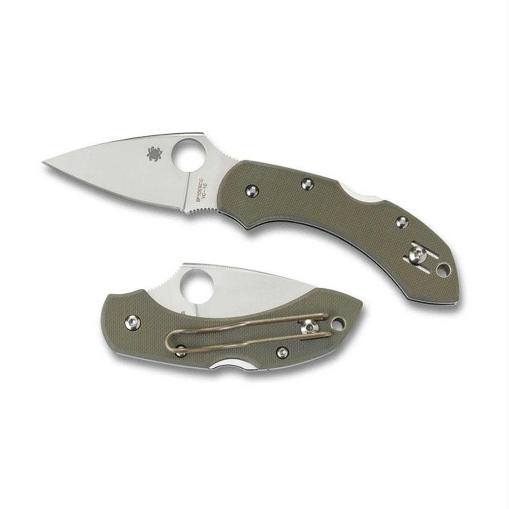 Spyderco Dragonfly 2 Green Zome Folder Blade 2.30" Knife