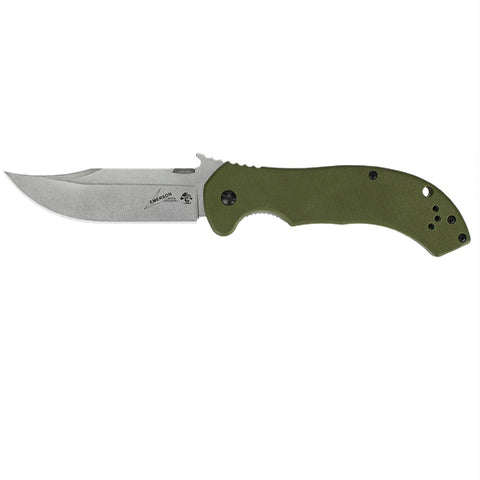 Kershaw Emerson CQC-10K 3.5 in. Plainedge Green G10