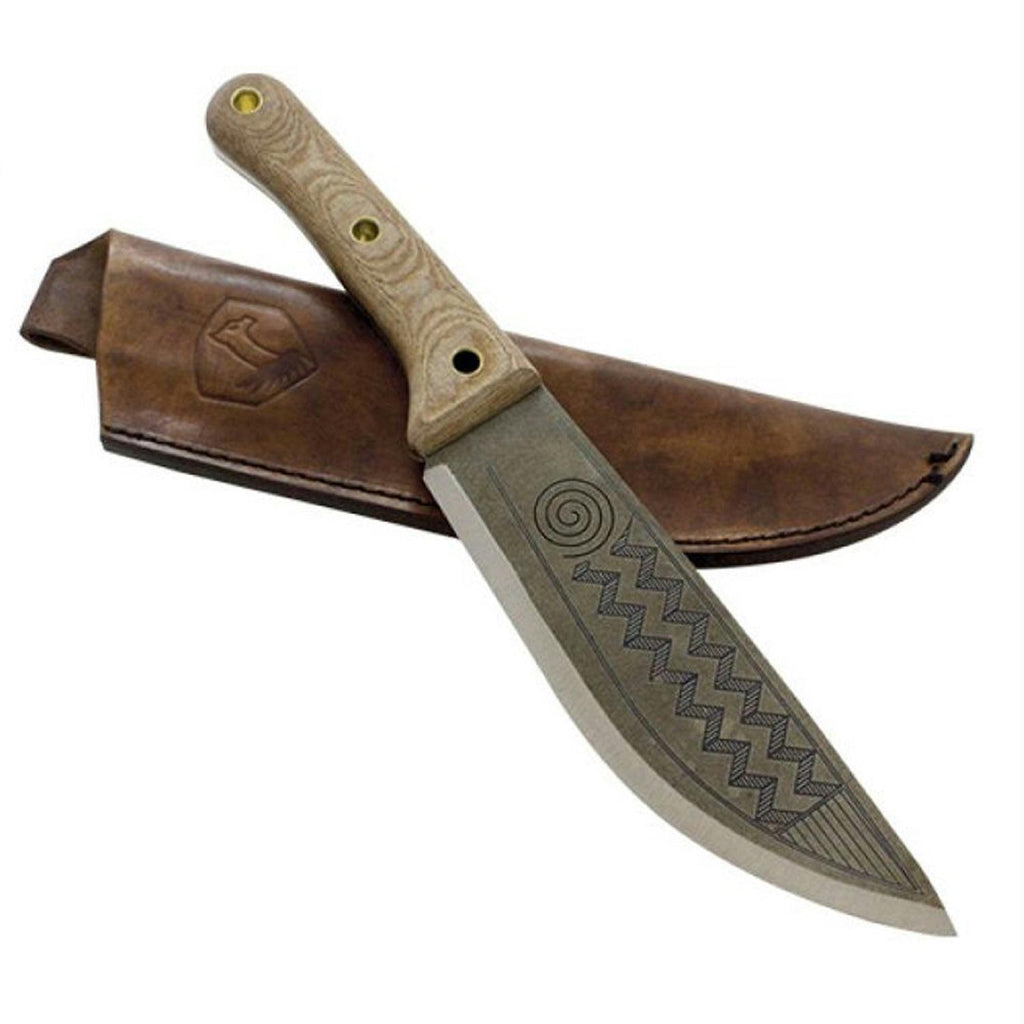 Condor Primitive Sequoia 14.5" Fixed - Micarta - PlainEdge