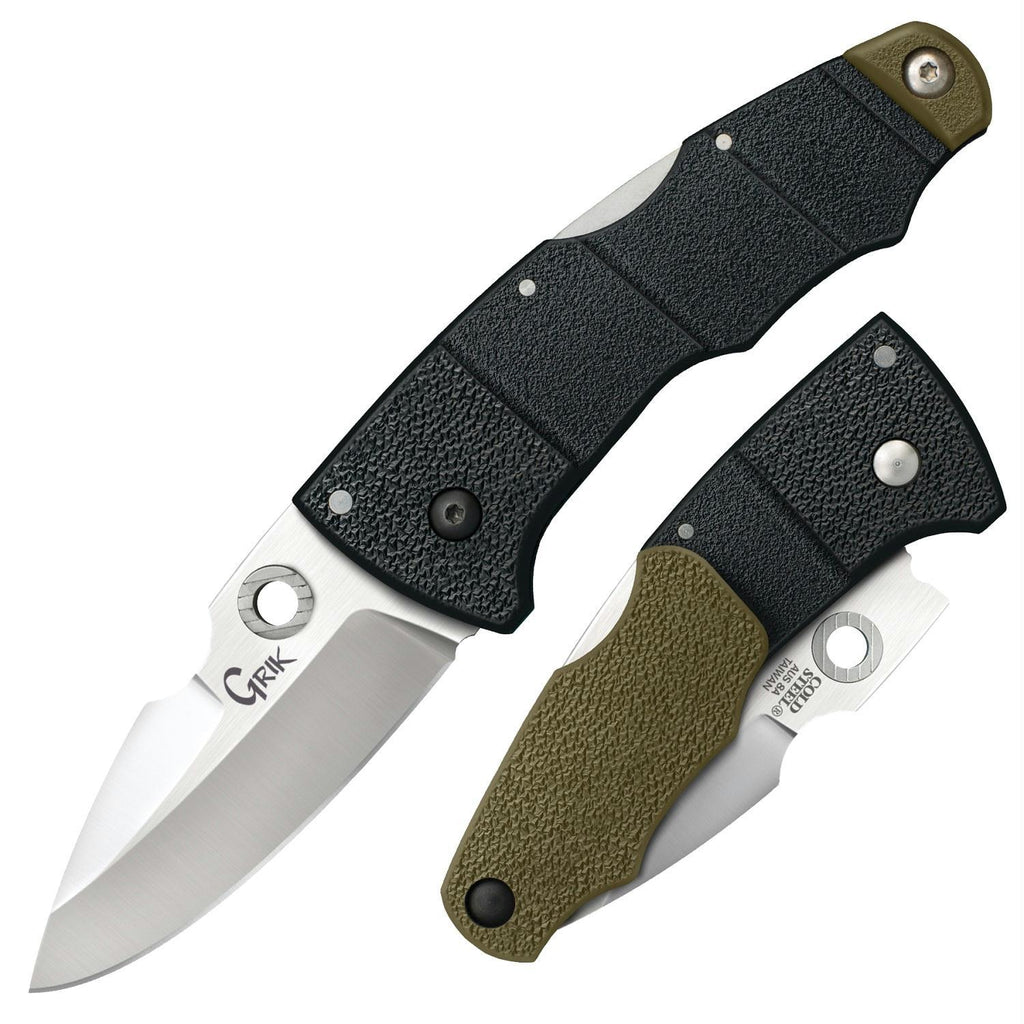 Cold Steel Grik 6-7-8" Knife with 3-7-8" Blade - OD-Black