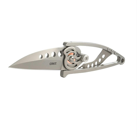 CRKT Snap Lock Folder 2.55 Plainedge Stainless Steel Handle