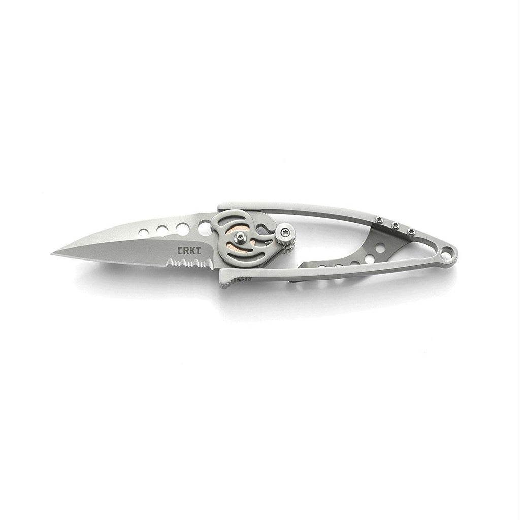 CRKT Snap Lock Folder 2.55 Comboedge Stainless Steel Handle